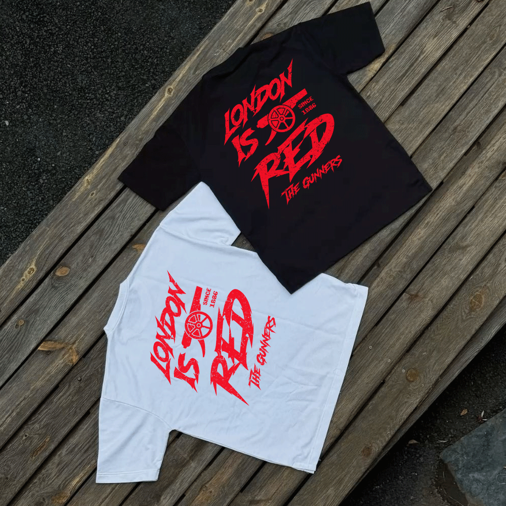 Áo Thun Arsenal London Is Red Form Oversize