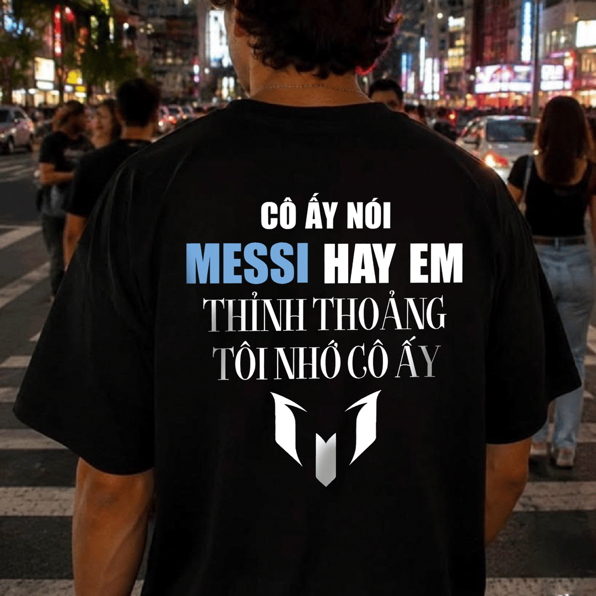 Áo Thun Messi Hay Em Oversize