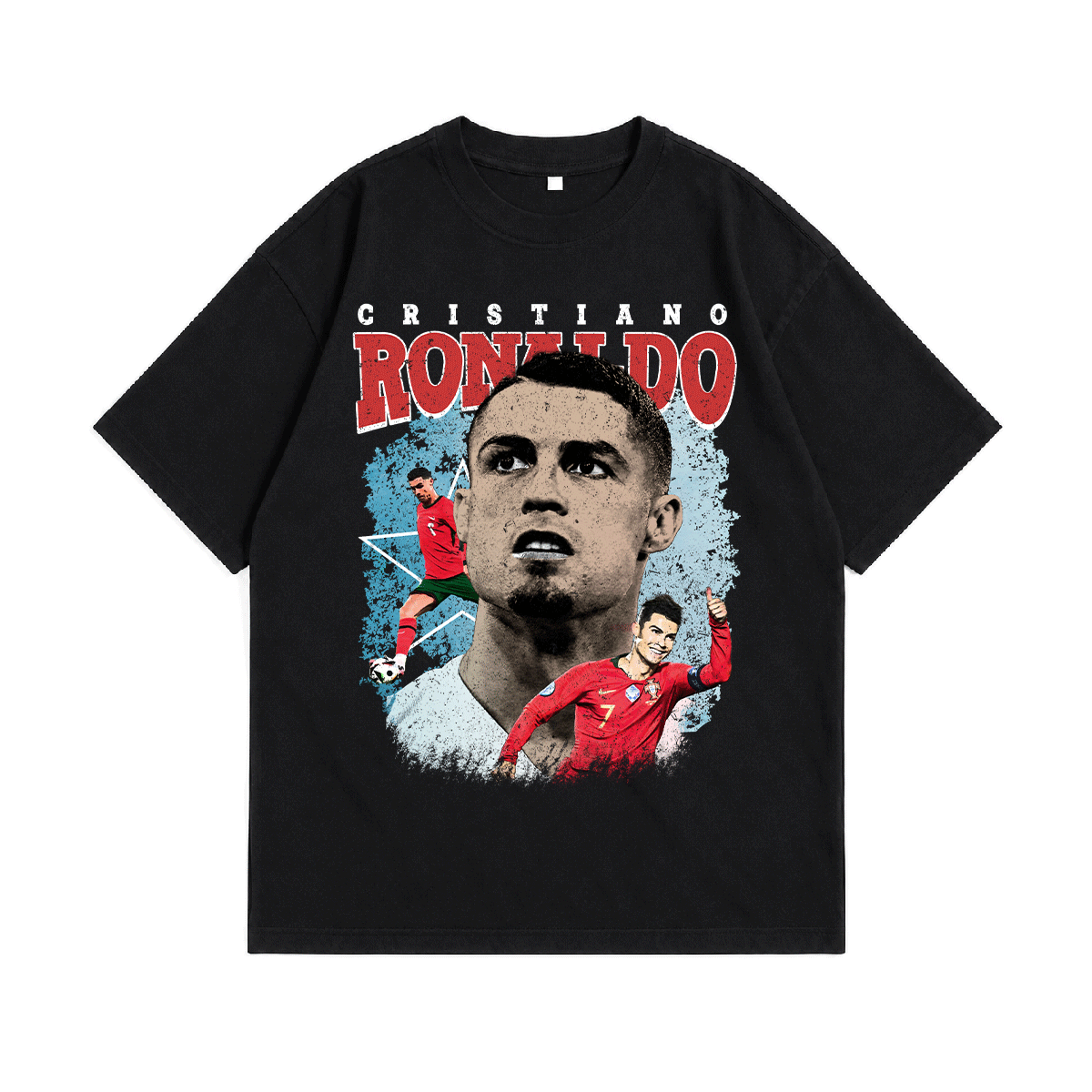 Áo Thun Ronaldo Portugal Form Oversize