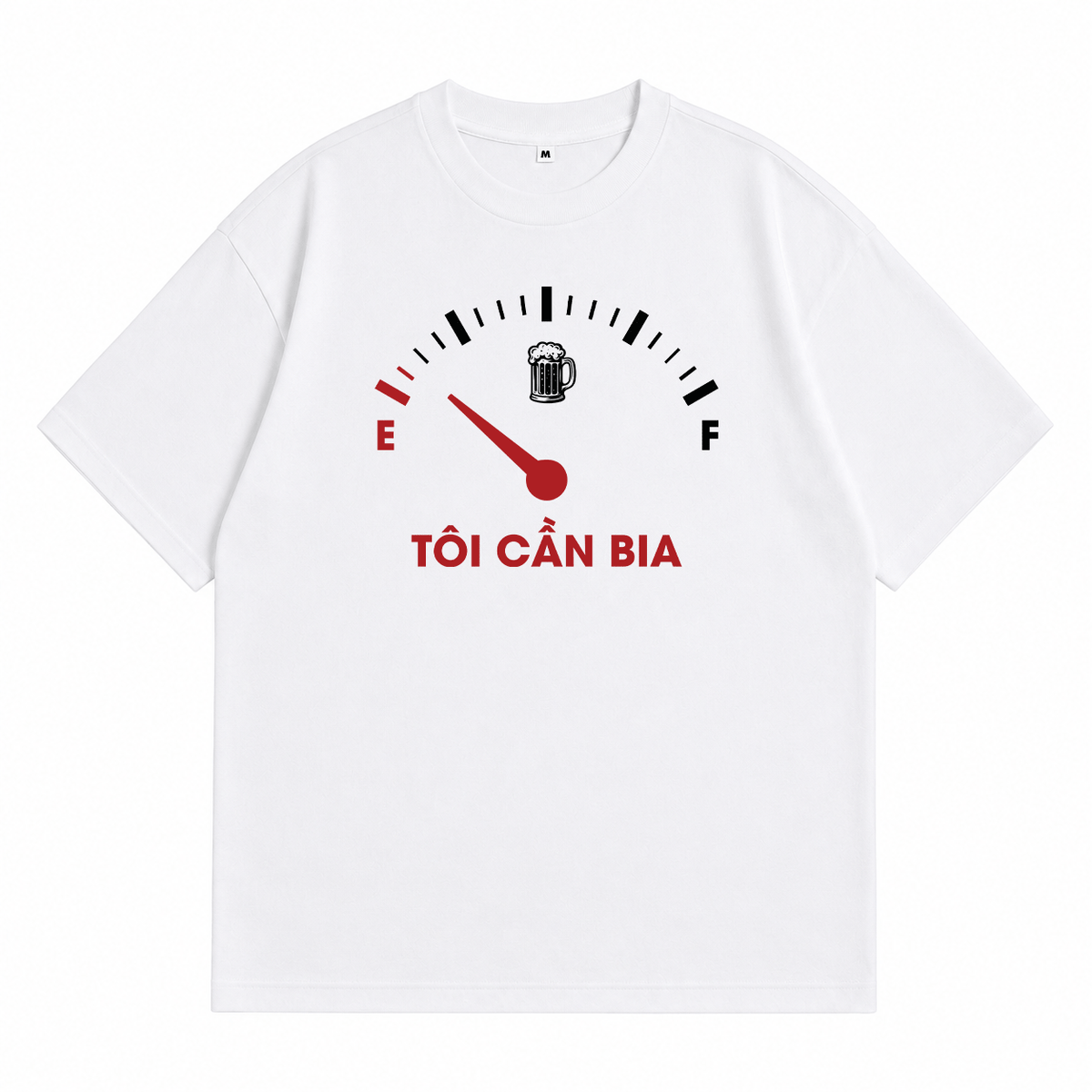 Áo Thun Tôi Cần Bia Oversize
