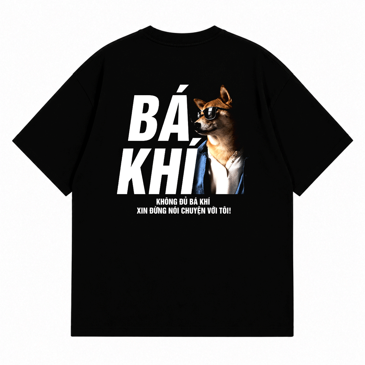Áo Thun BÁ KHÍ Form Oversize Nam Nữ