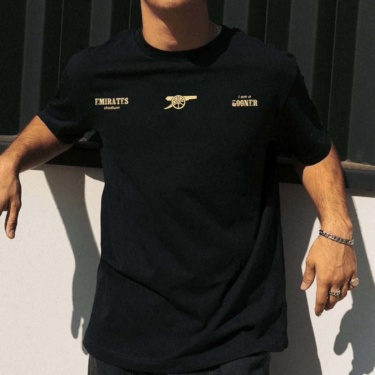 Áo Thun Arsenal Gooner Logo Form Oversize