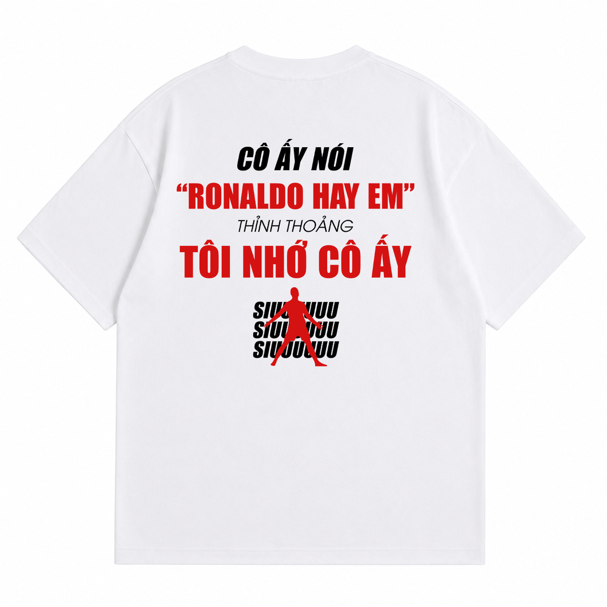 Áo Thun Ronaldo Hay Em Oversize