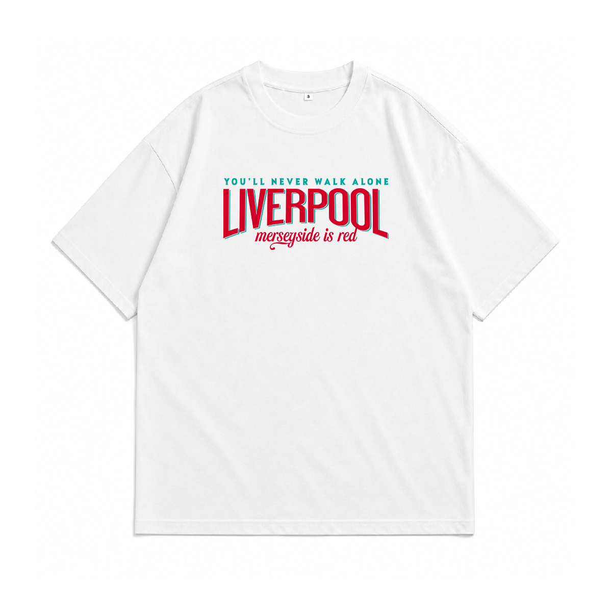 Áo Thun Oversize Liverpool Merseyside Is Red