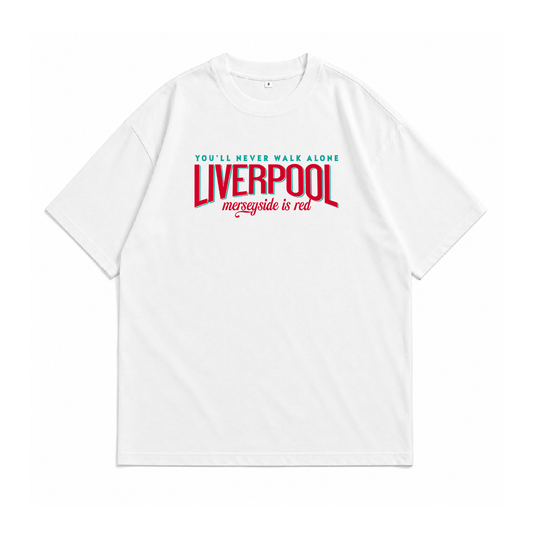 Áo Thun Oversize Liverpool Merseyside Is Red