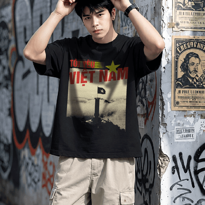 Áo Thun Tôi Yêu Việt Nam Retro Style