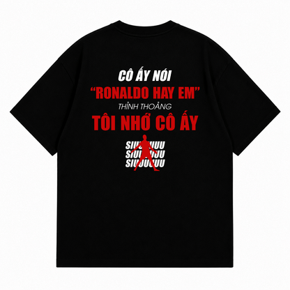 Áo Thun Ronaldo Hay Em Oversize