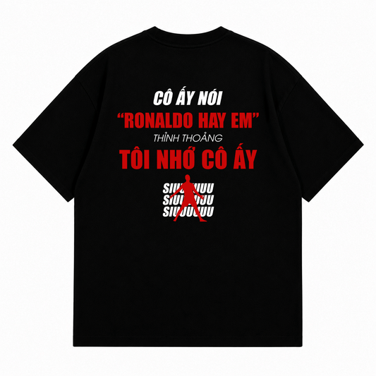 Áo Thun Ronaldo Hay Em Oversize