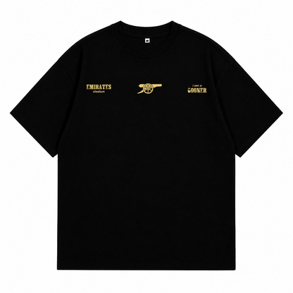 Áo Thun Arsenal Gooner Logo Form Oversize