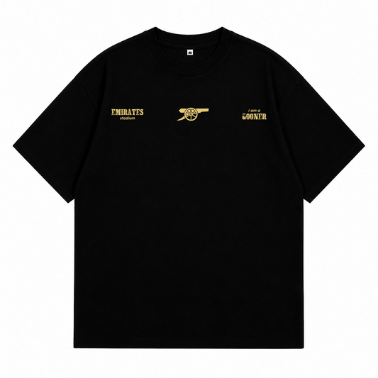 Áo Thun Arsenal Gooner Logo Form Oversize