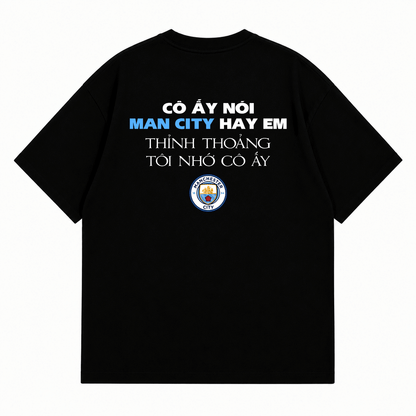 Áo Thun Man City Hay Em Form Oversize