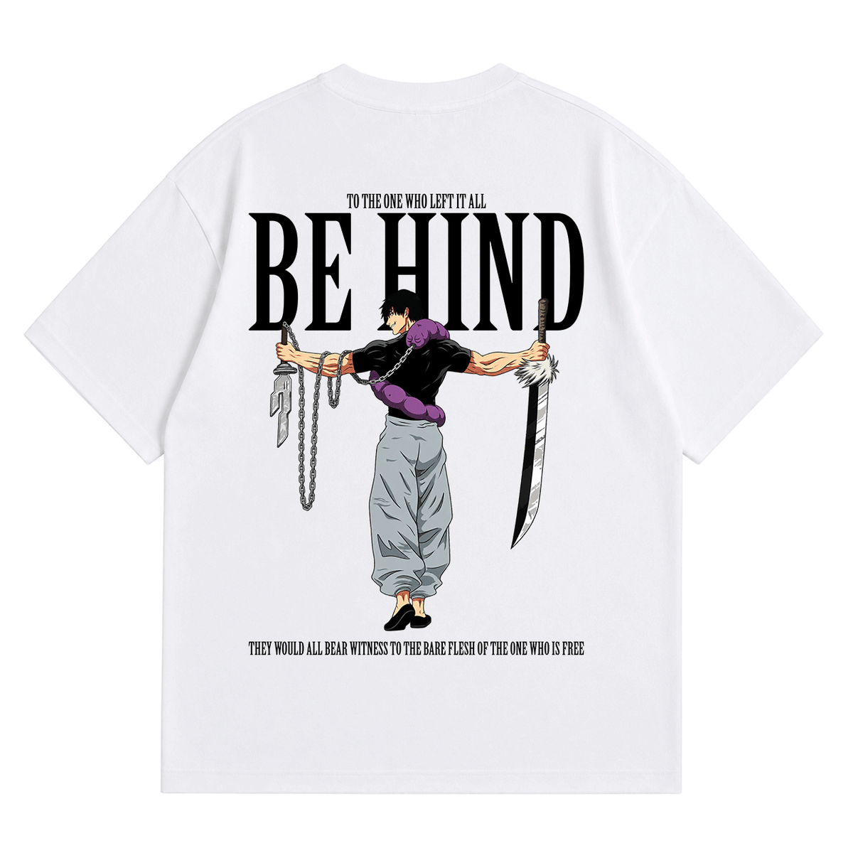 Áo Thun Toji Fushiguro Form Oversize