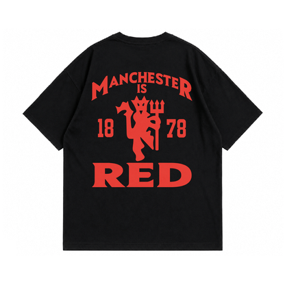 Áo Thun Oversize Manchester Is Red