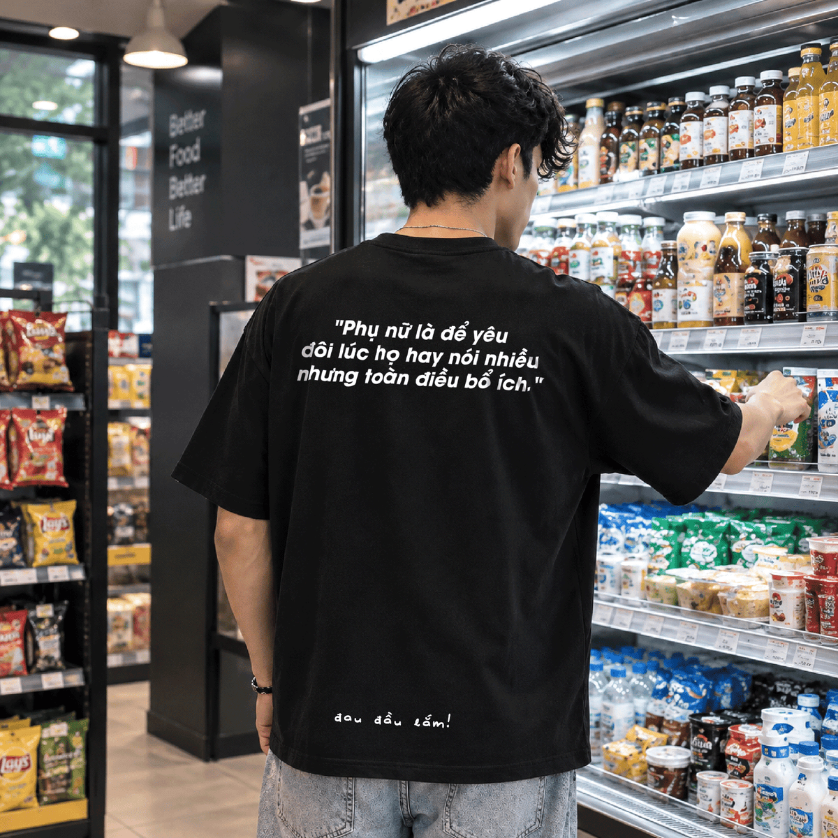 Áo Thun Phụ Nữ Là Để Yêu Form Oversize