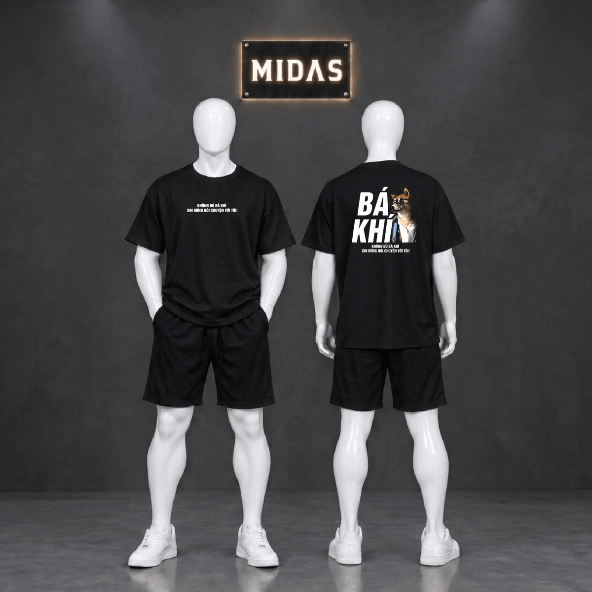 Áo Thun BÁ KHÍ Form Oversize Nam Nữ