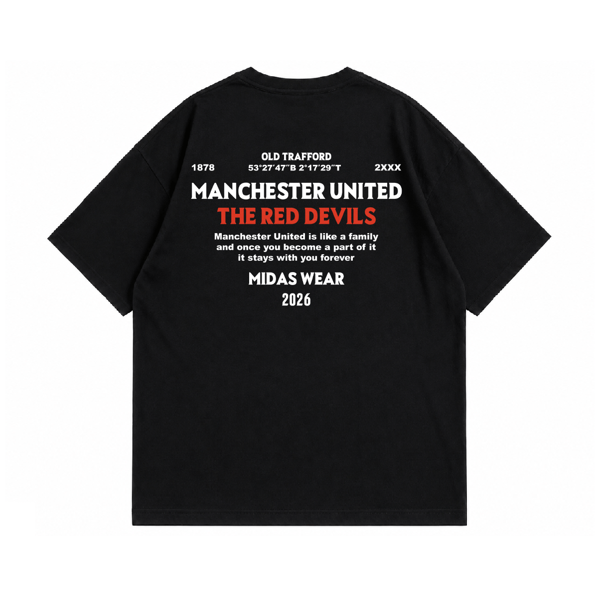 Áo Thun Man Utd Red Devils Oversize Form Rộng