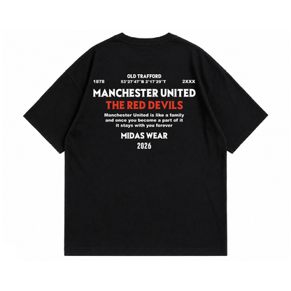 Áo Thun Man Utd Red Devils Oversize Form Rộng