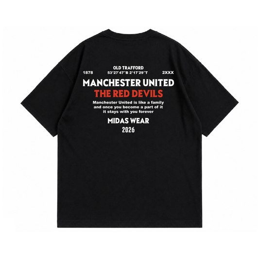 Áo Thun Man Utd Red Devils Oversize Form Rộng