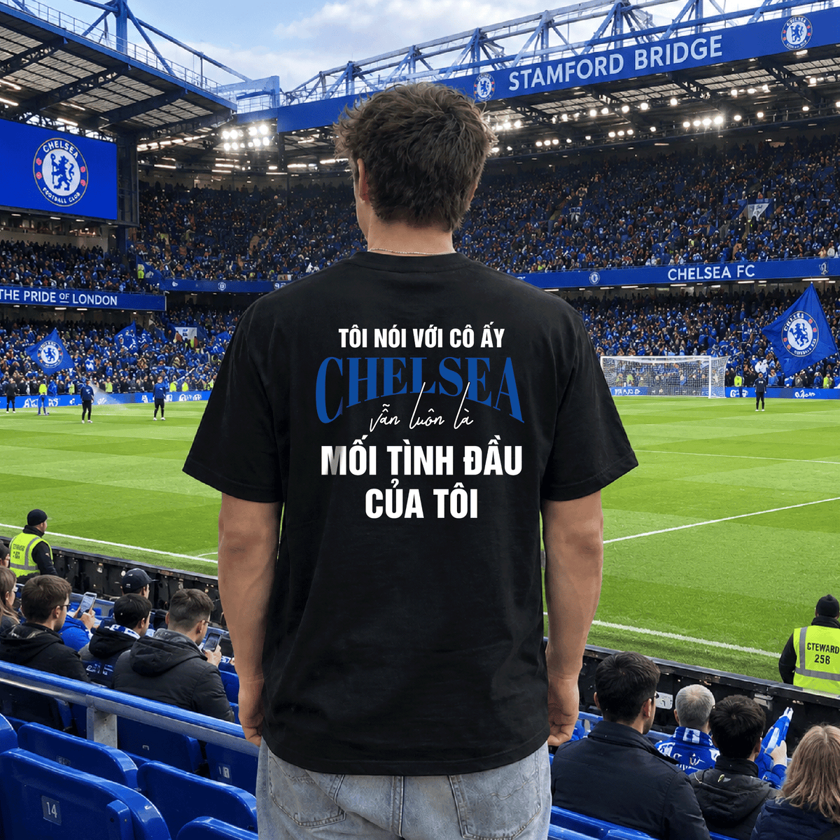 Áo Thun Mối Tình Đầu Chelsea Oversize