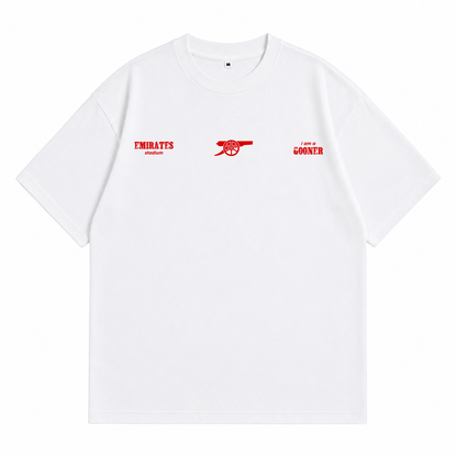 Áo Thun Arsenal Gooner Logo Form Oversize