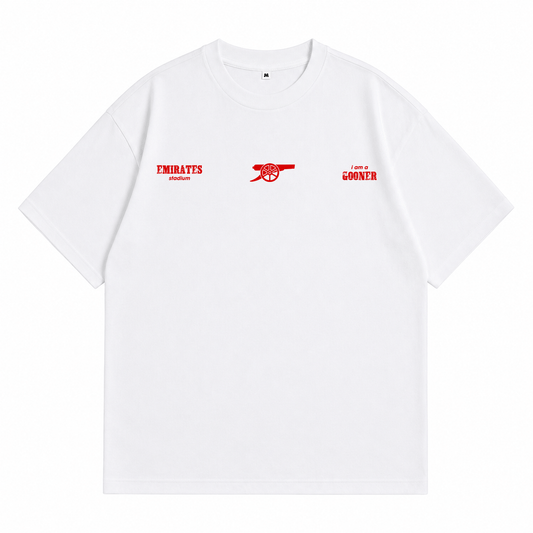 Áo Thun Arsenal Gooner Logo Form Oversize