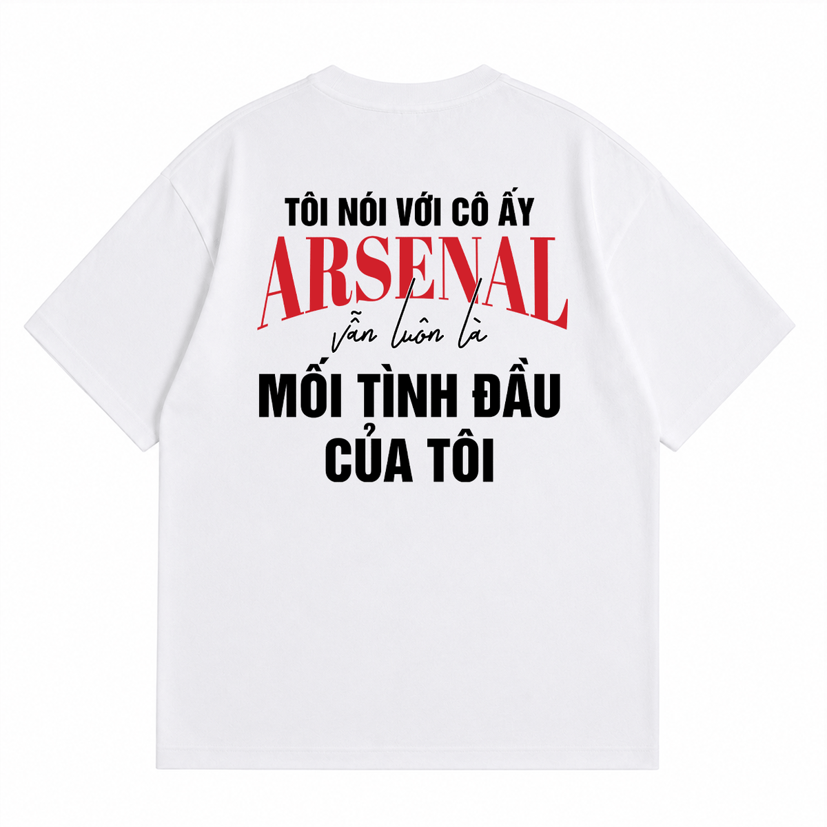 Áo Thun Mối Tình Đầu Arsenal Oversize