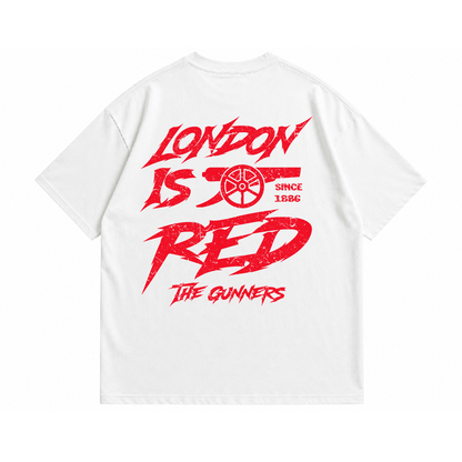 Áo Thun Arsenal London Is Red Form Oversize