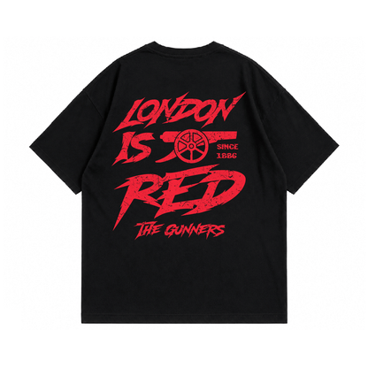 Áo Thun Arsenal London Is Red Form Oversize