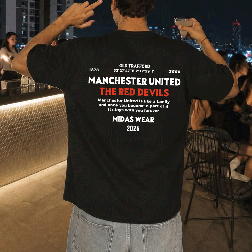 Áo Thun Man Utd Red Devils Oversize Form Rộng