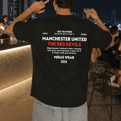 Áo Thun Man Utd Red Devils Oversize Form Rộng